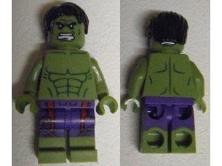 LEGO Minifigure-Hulk - Dark Purple Pants with Dark Red Pattern-Super Heroes / Avengers Age of Ultron-SH212-Creative Brick Builders